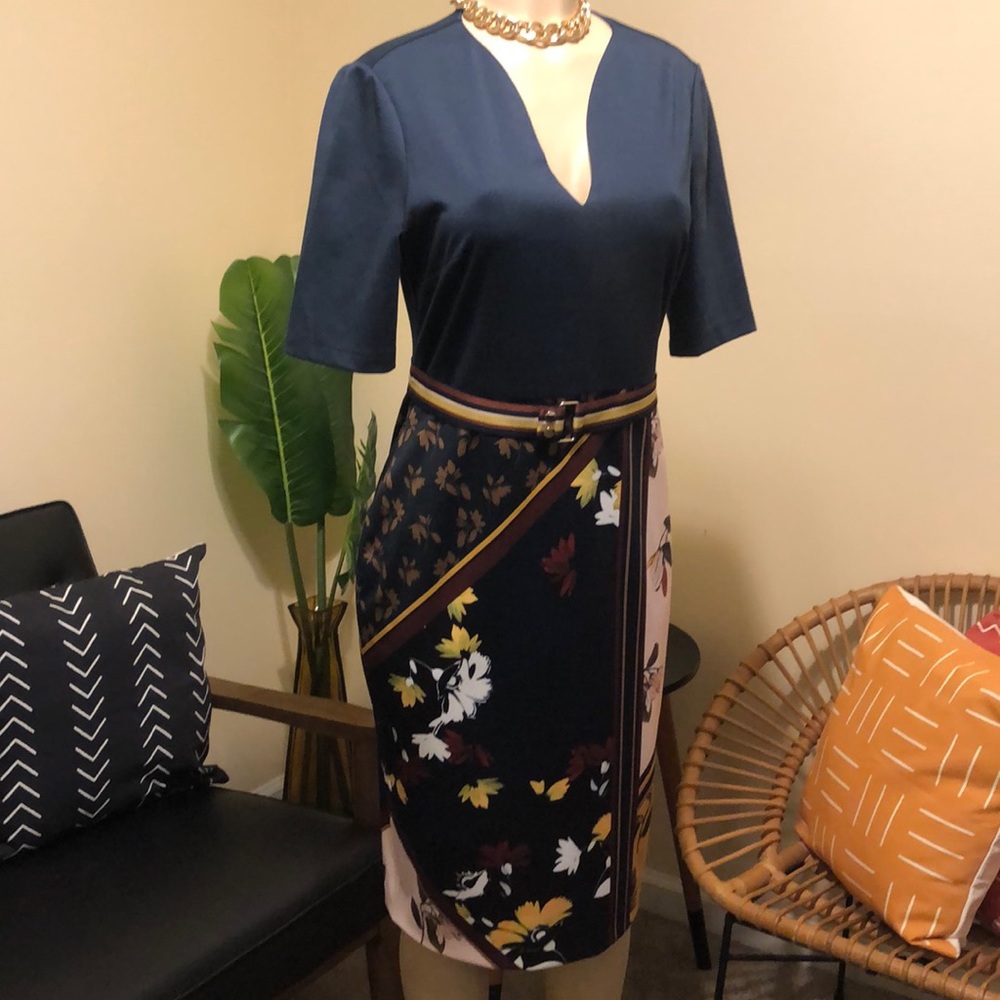 TED BAKER LONDON SAVANNA BODYCON DRESS